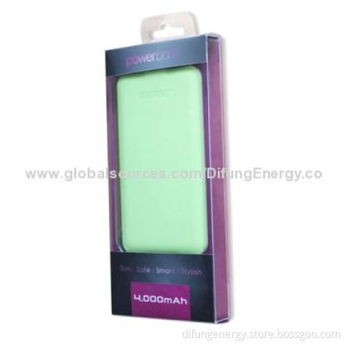 4,000mAh Ultra Slim Portable Power Bank for iPhone